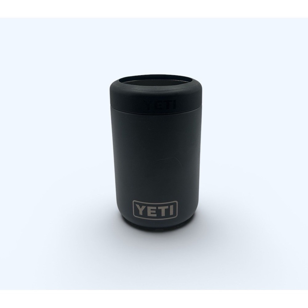 YETI KOOZIE GRAY ENGRAVED GLACIER BANK
